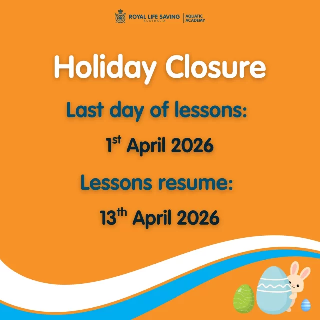 Just a friendly reminder of our upcoming closure period for the Easter Holidays. 
Learn to Swim will be closed from Thursday 2nd April - Sunday 12th April. 
Mini Squads to Performance Squads will be closed from Friday 3rd April - Sunday 12th April
We hope you enjoy the break!